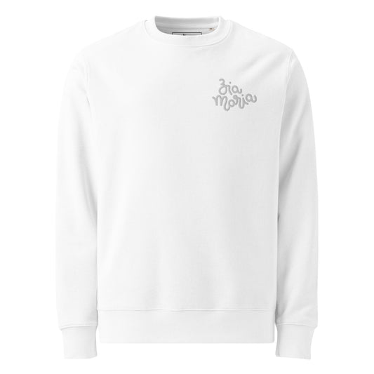 ZiaMaria® Eco Unisex Sweatshirt – 100% Organic Cotton with Embroidered Logo