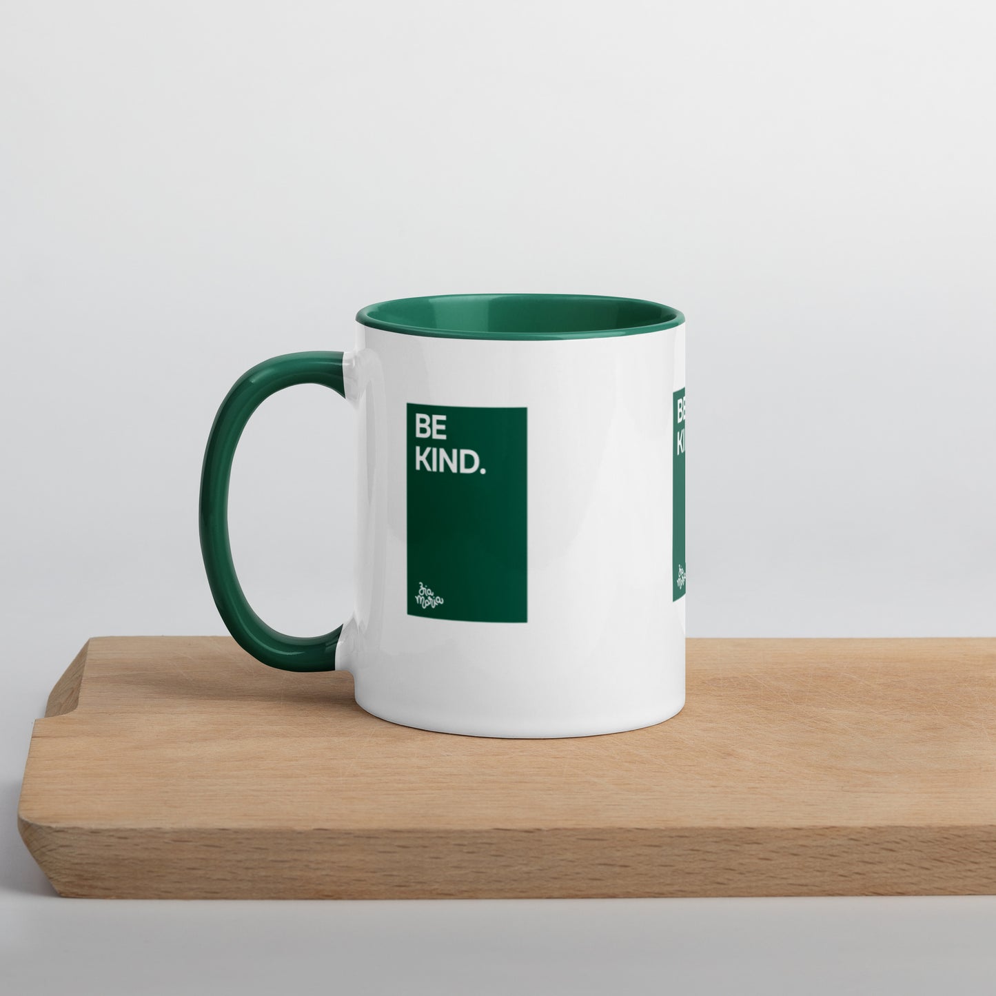 Be Kind - Ceramic Mug - Dark Green