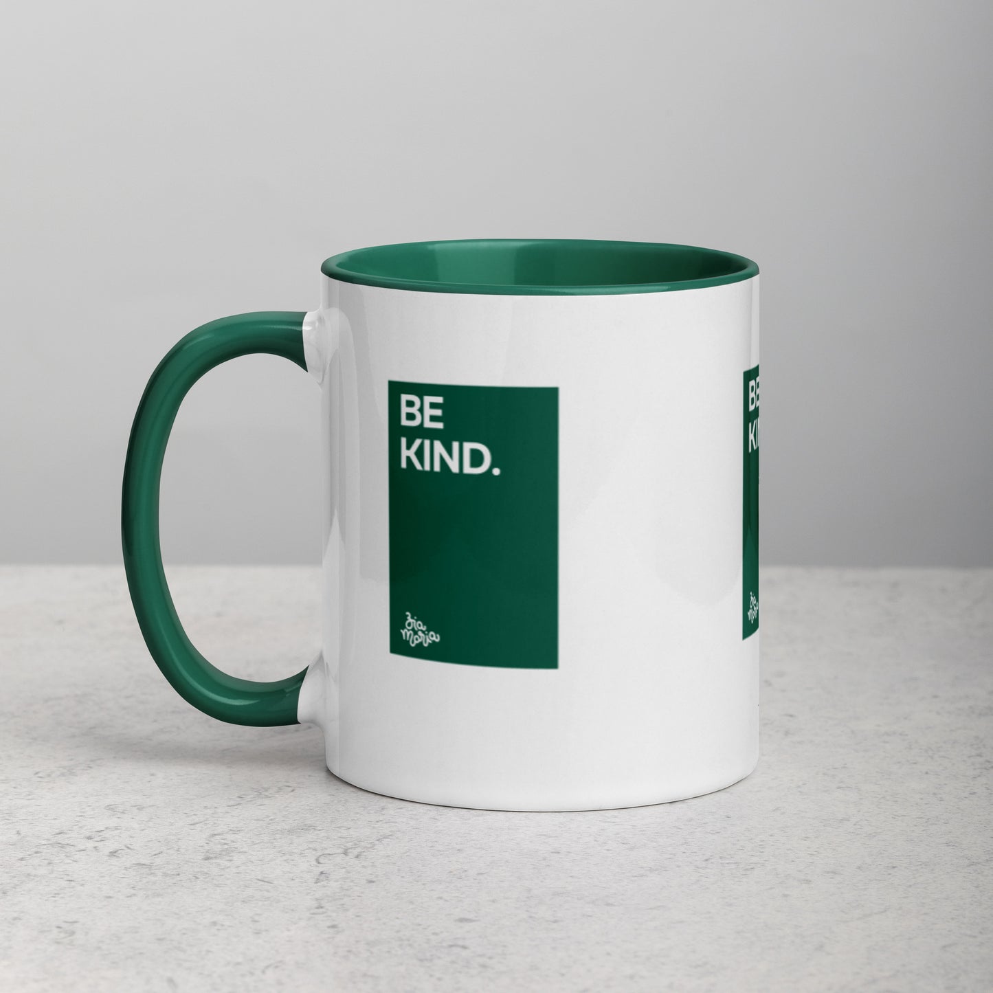 Be Kind - Ceramic Mug - Dark Green