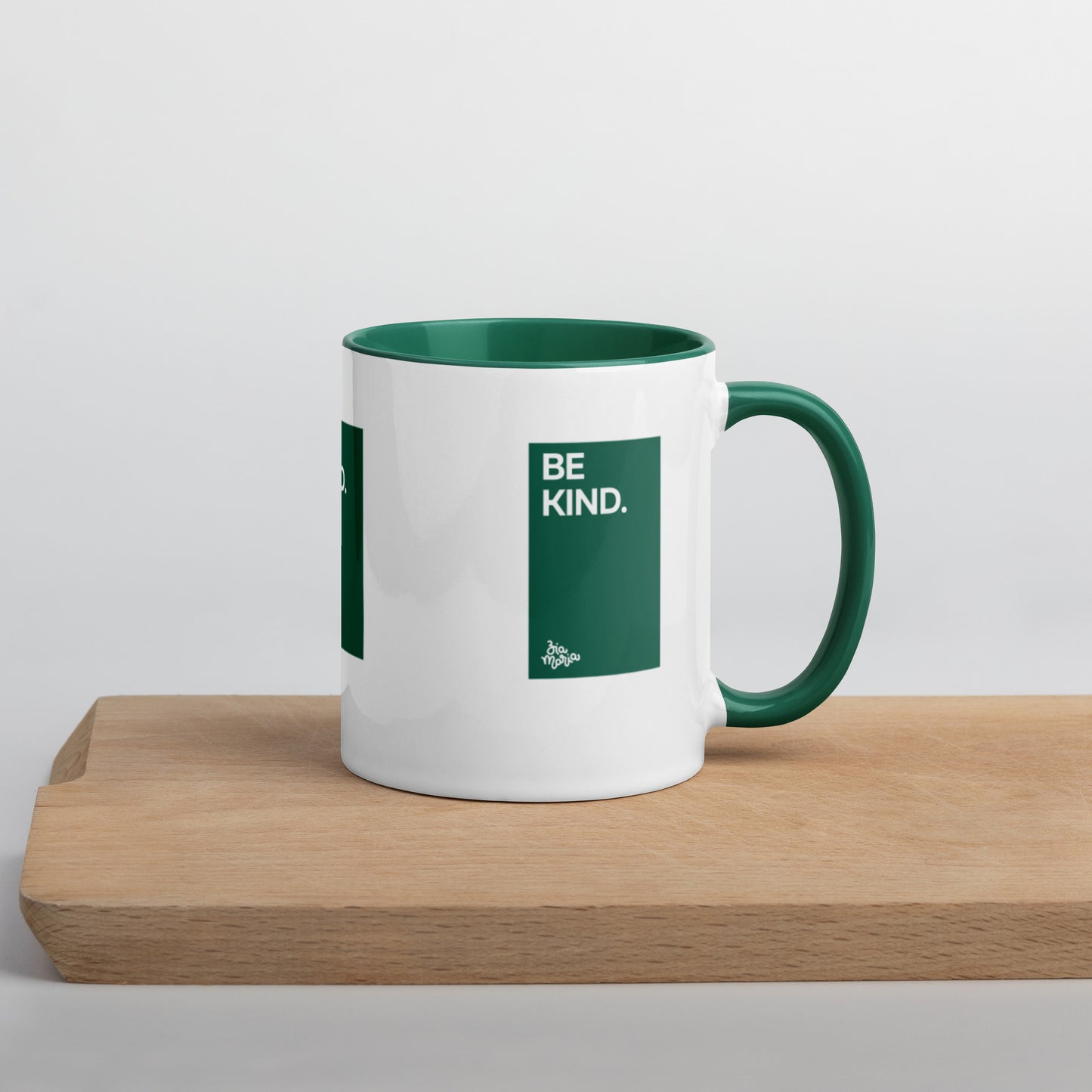 Be Kind - Ceramic Mug - Dark Green