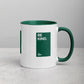 Be Kind - Ceramic Mug - Dark Green