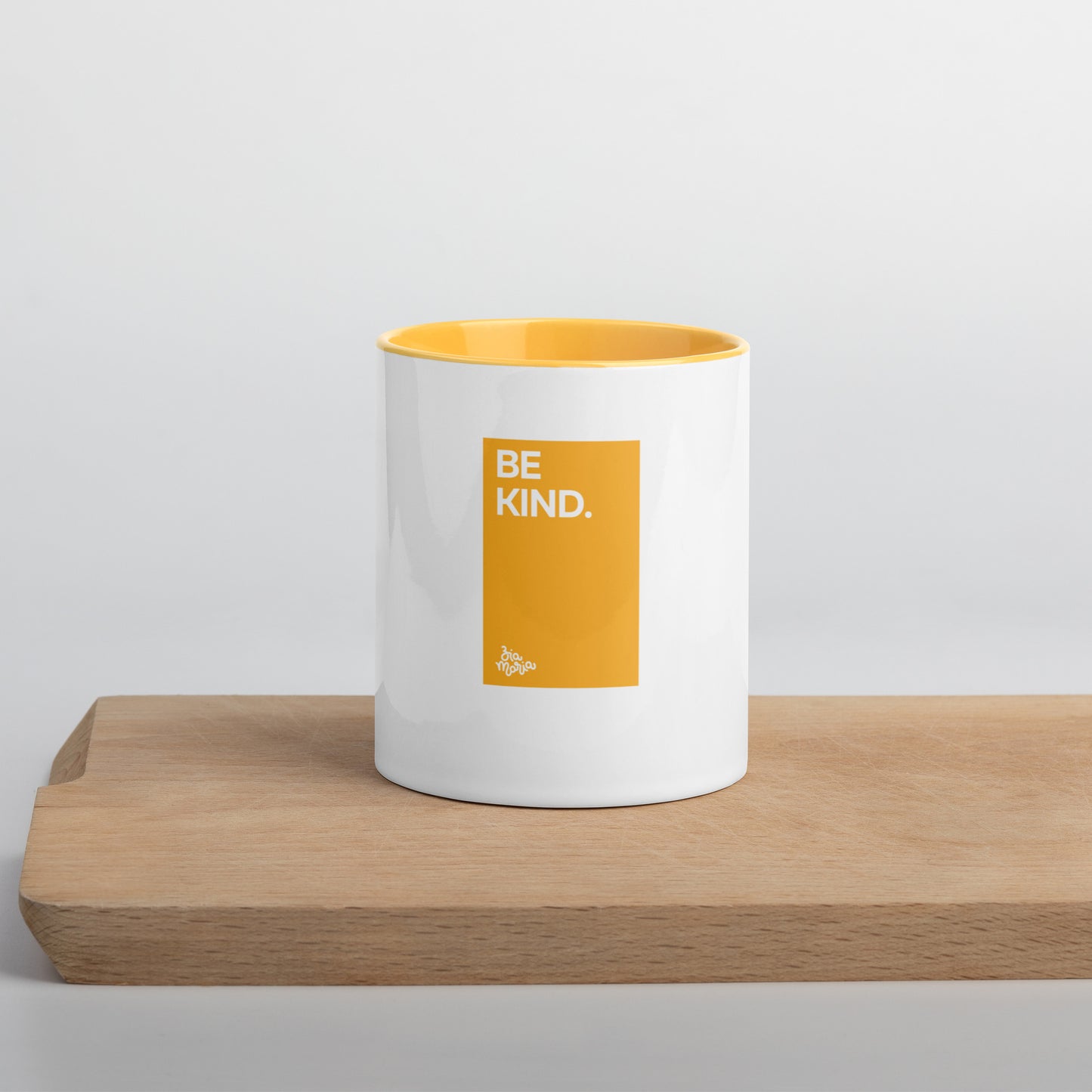 Be Kind - Ceramic Mug - Golden Yellow
