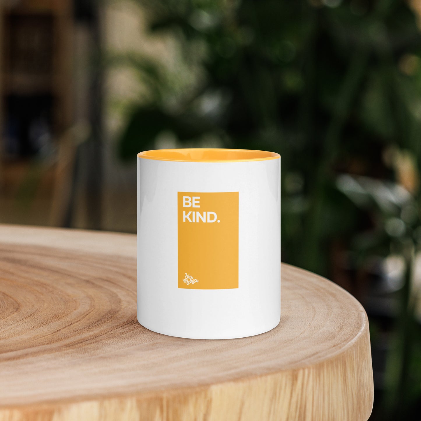 Be Kind - Ceramic Mug - Golden Yellow