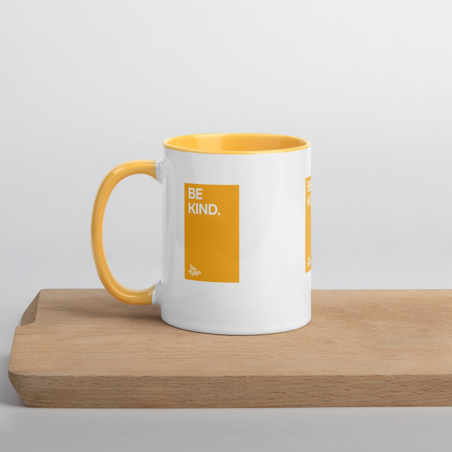 Be Kind - Ceramic Mug - Golden Yellow