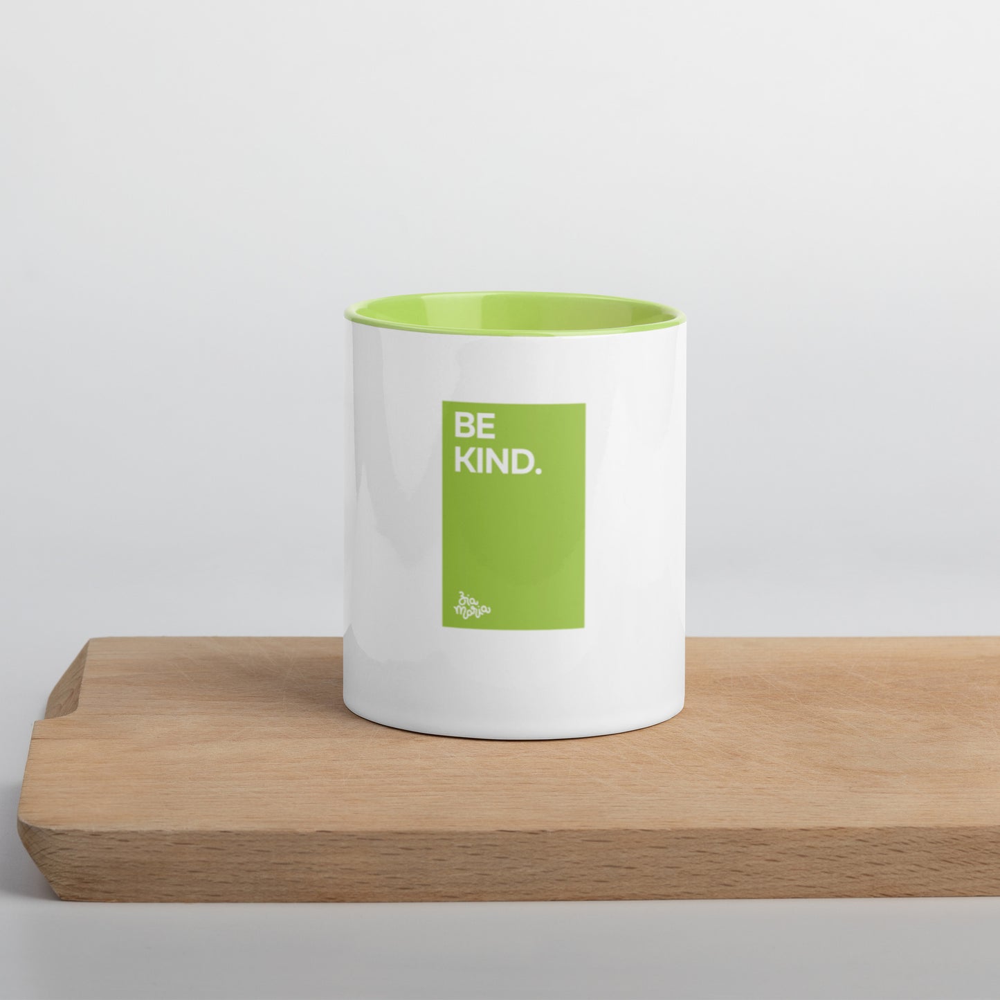 Be Kind - Ceramic Mug - Light Green