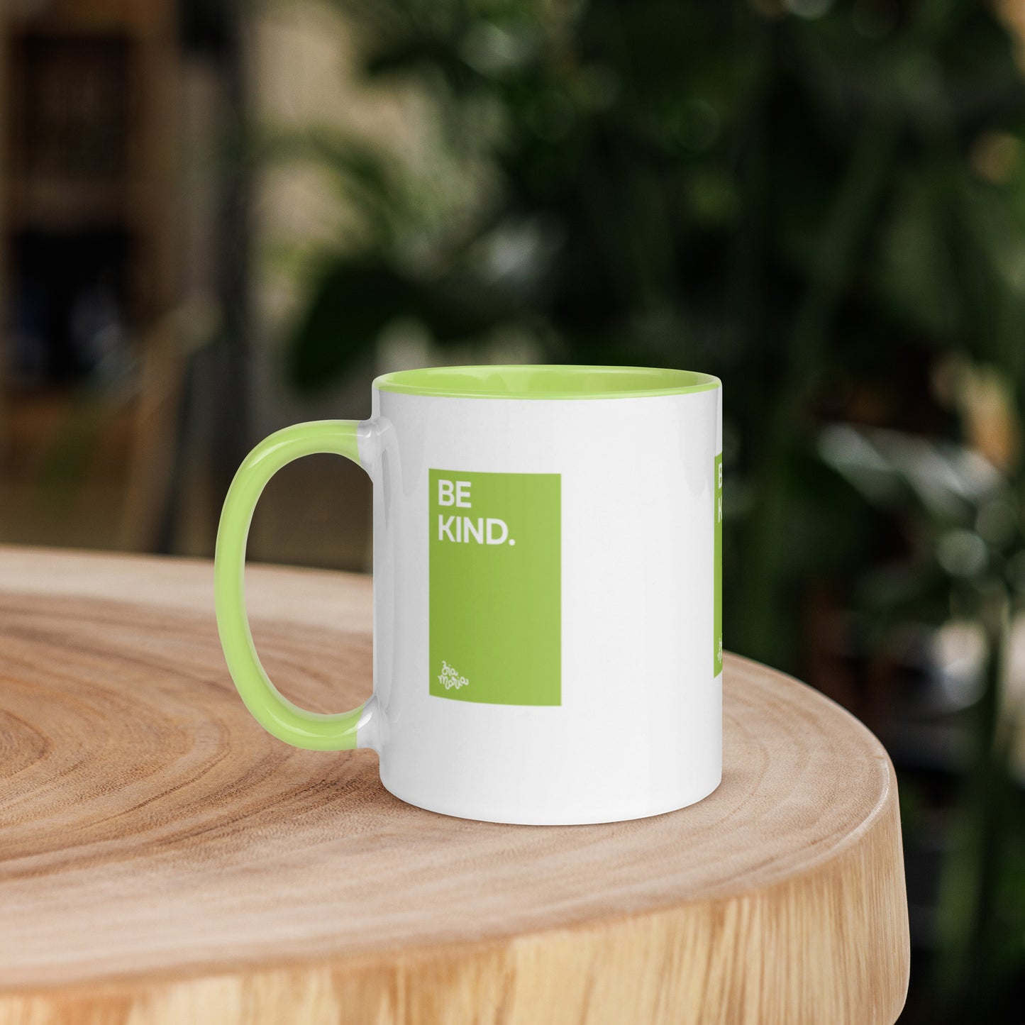 Be Kind - Ceramic Mug - Light Green