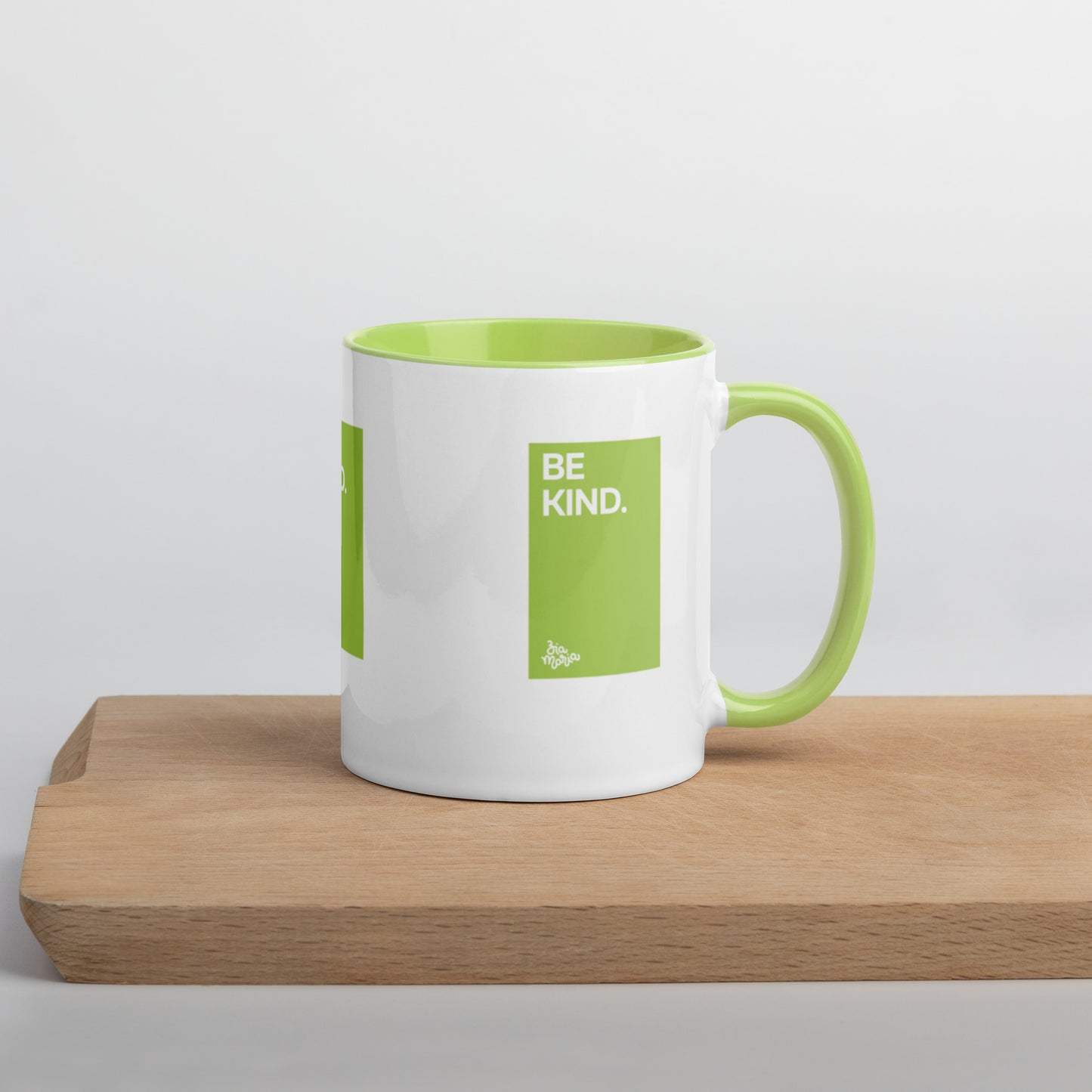 Be Kind - Ceramic Mug - Light Green