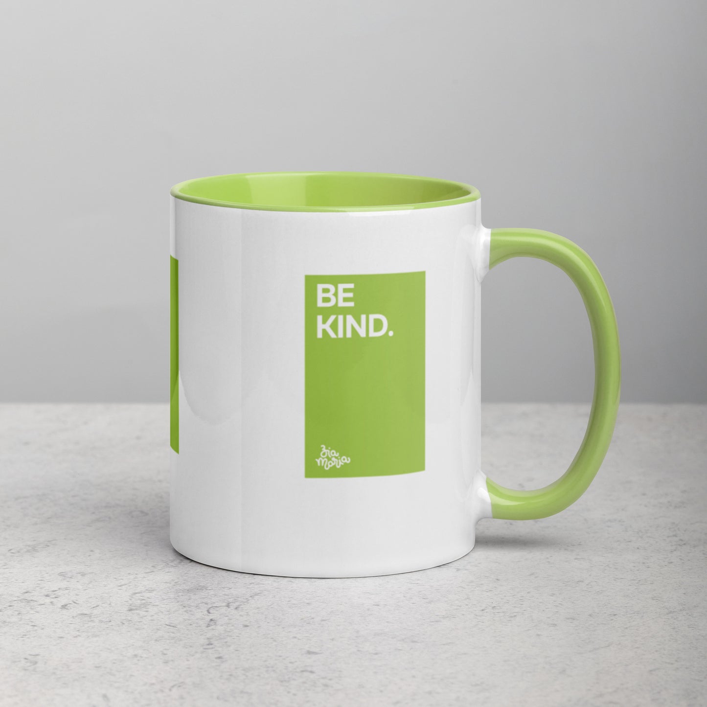 Be Kind - Ceramic Mug - Light Green