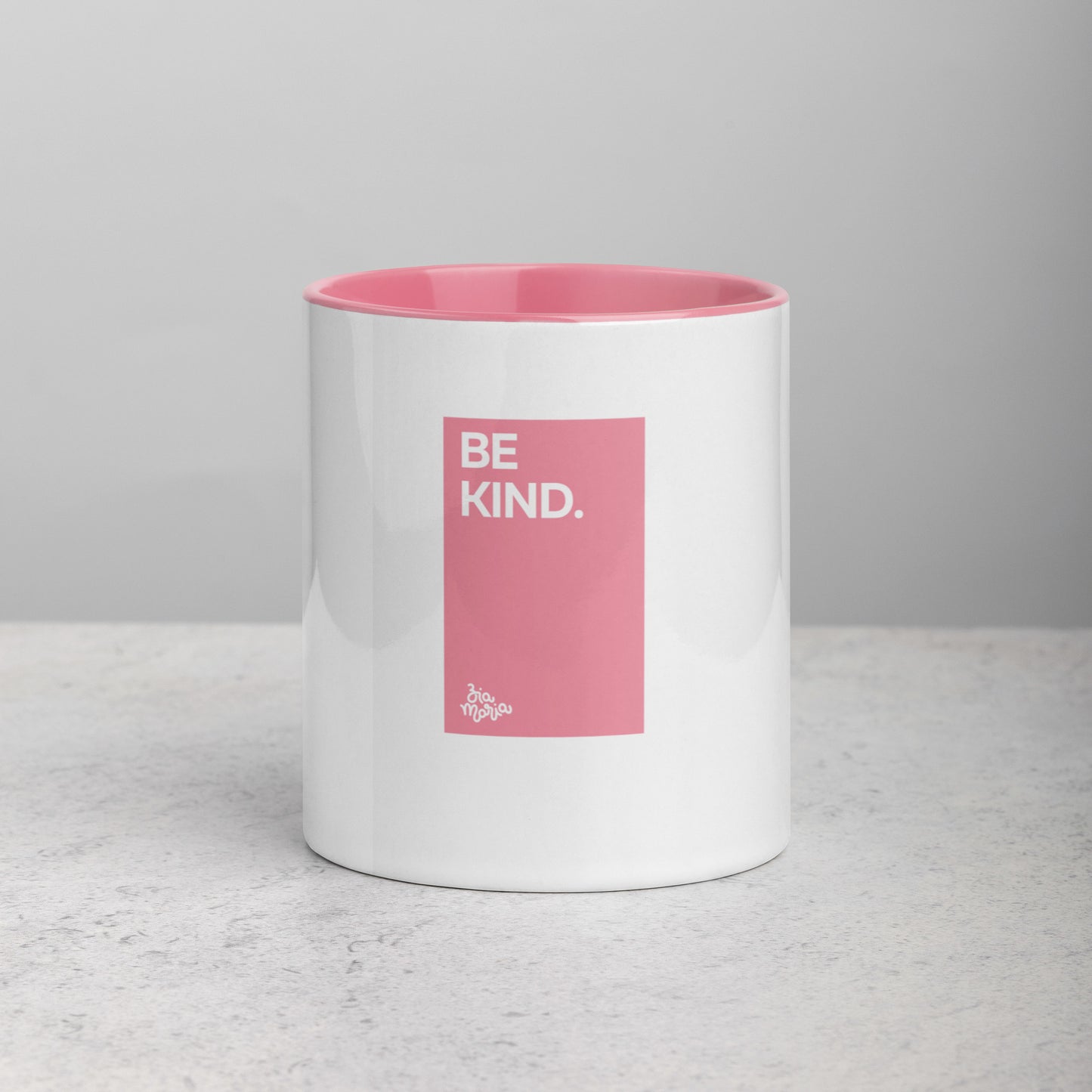 Be Kind - Ceramic Mug - Pink
