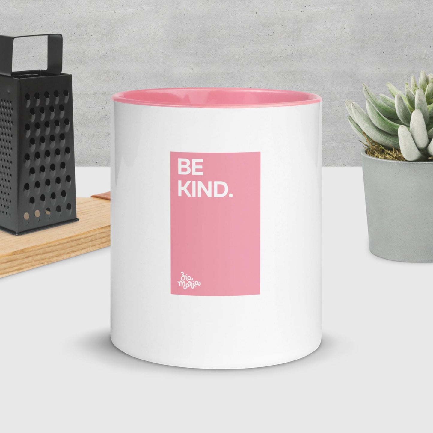 Be Kind - Ceramic Mug - Pink