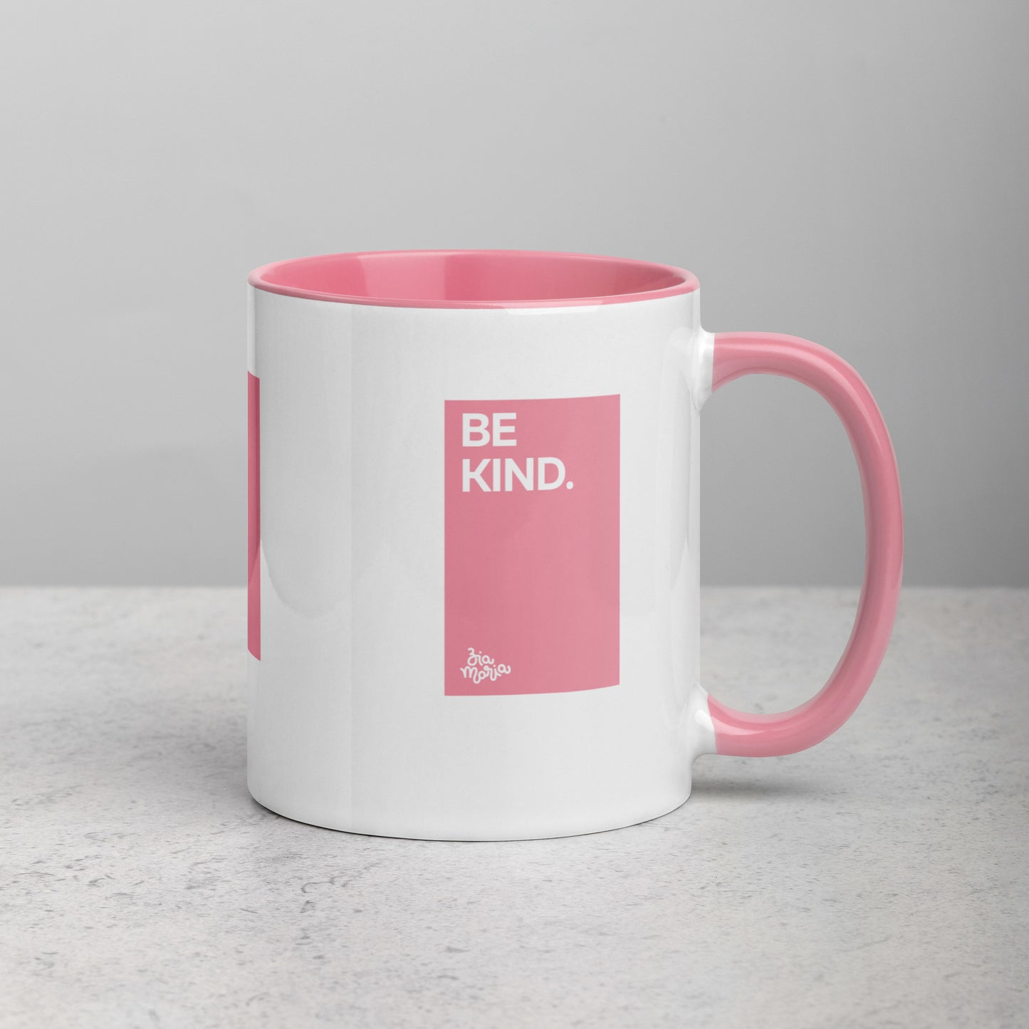 Be Kind - Ceramic Mug - Pink