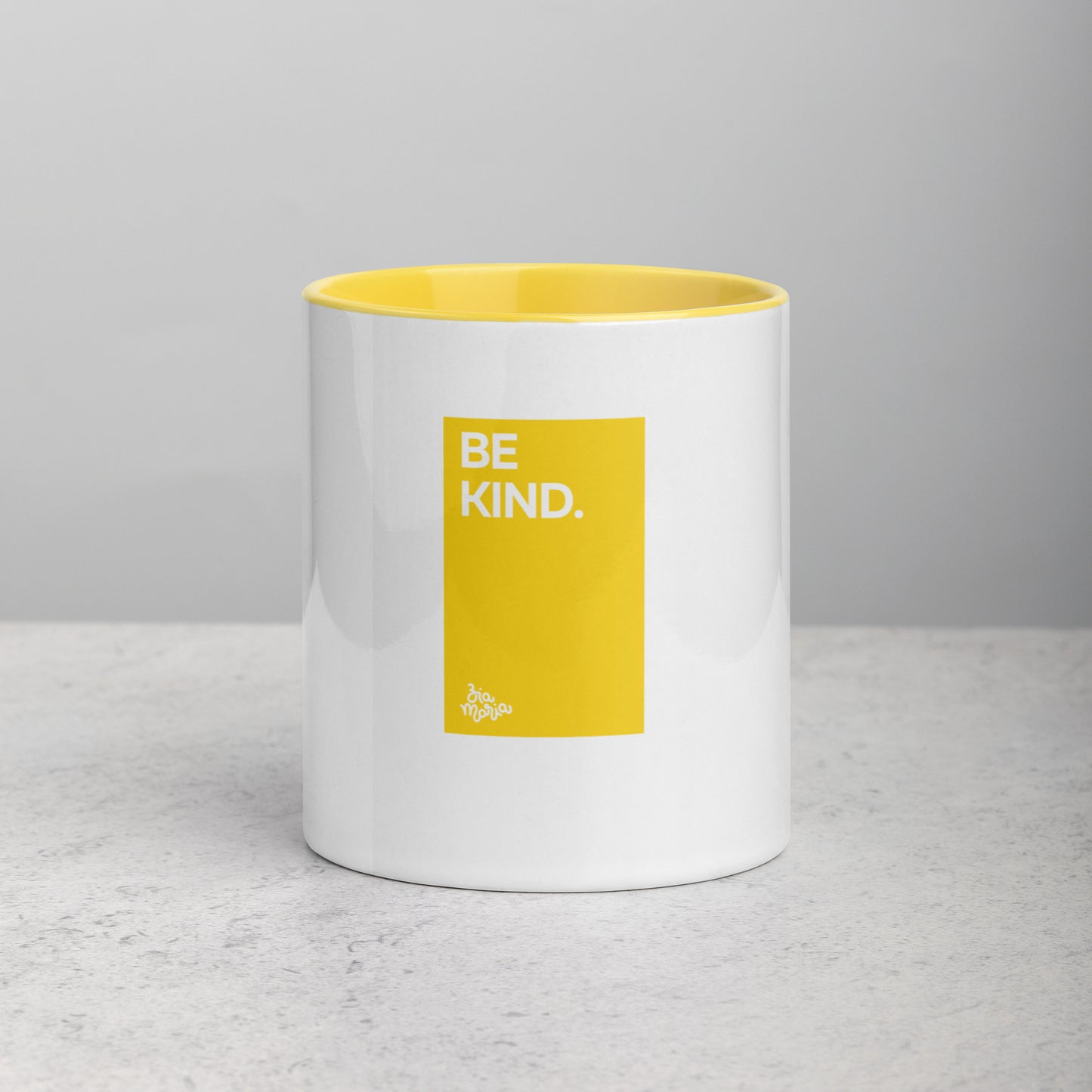 Be Kind - Ceramic Mug - Yellow