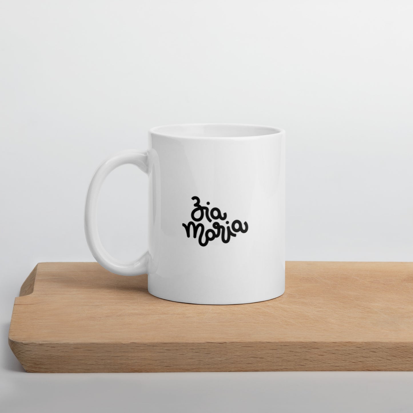 ZiaMaria® Glossy White Mug