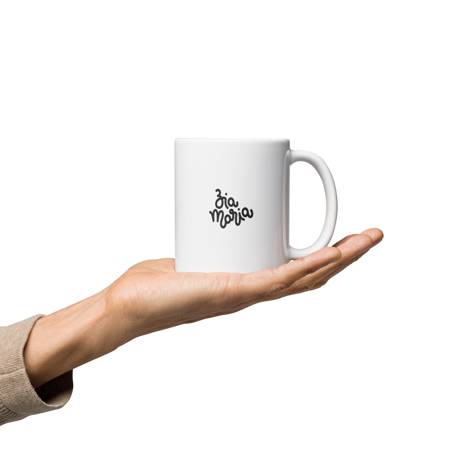 ZiaMaria® Glossy White Mug