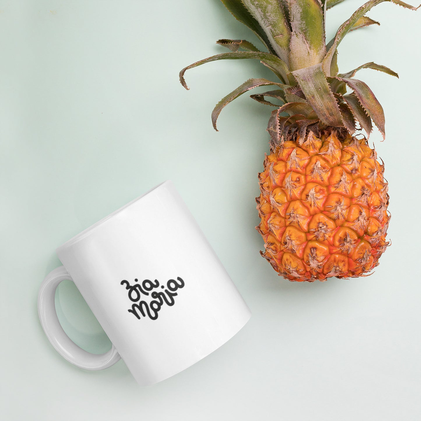 ZiaMaria® Glossy White Mug